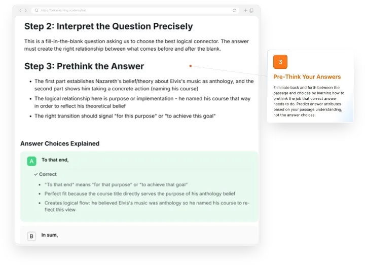 Reading and Writing Solution Example 3